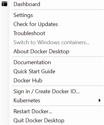 docker-menu